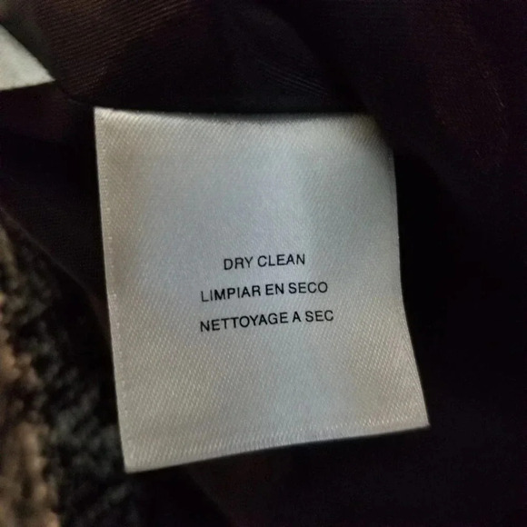 Jones New York Women's Jacket 10 Gray Cotton Full Zipper Long Sleeves Tweed - Picture 9 of 10